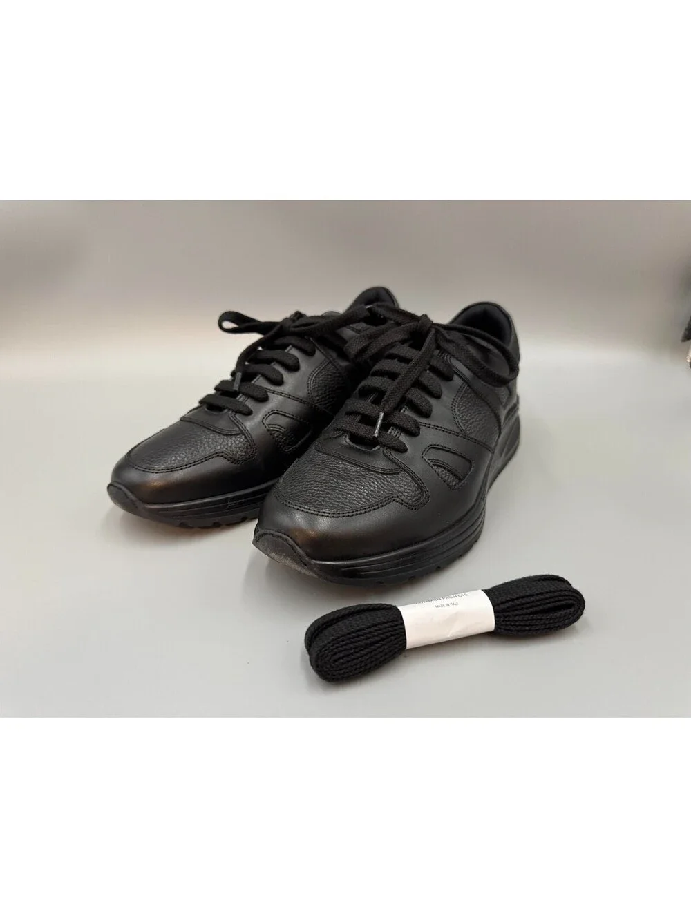 Women’s Common Projects Leather Track Technical Sneakers Black US 8, EU 38
